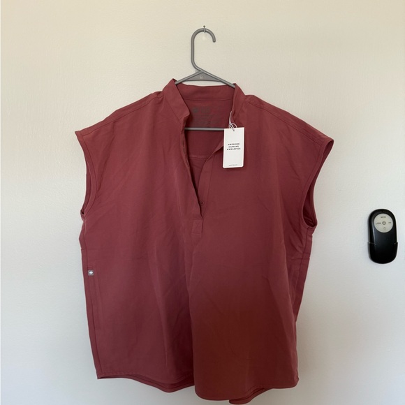 Figs Rafael Scrub Top with Mandarin Collar - Picture 6 of 7